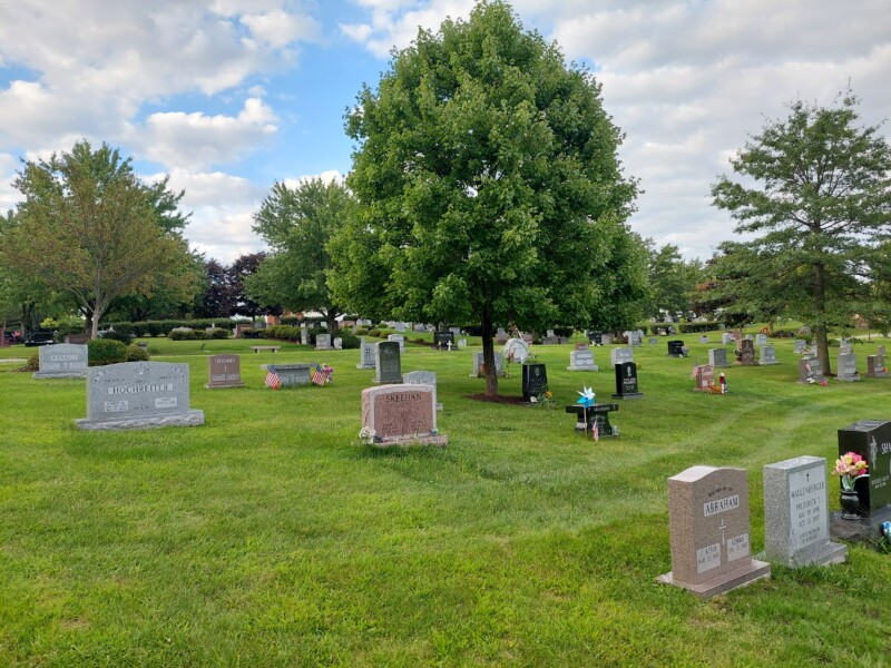 graves at Holy Savior cemetery